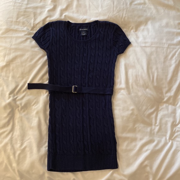 Ralph Lauren Cotton navy size 7 Cable knit dress - Picture 3 of 8